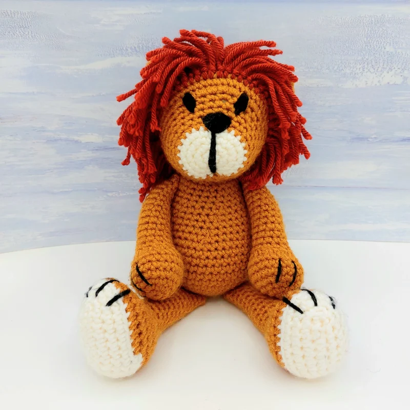 wee woolly wonderfuls pattern booklet alfred the lion stylecraft special chunky scaled