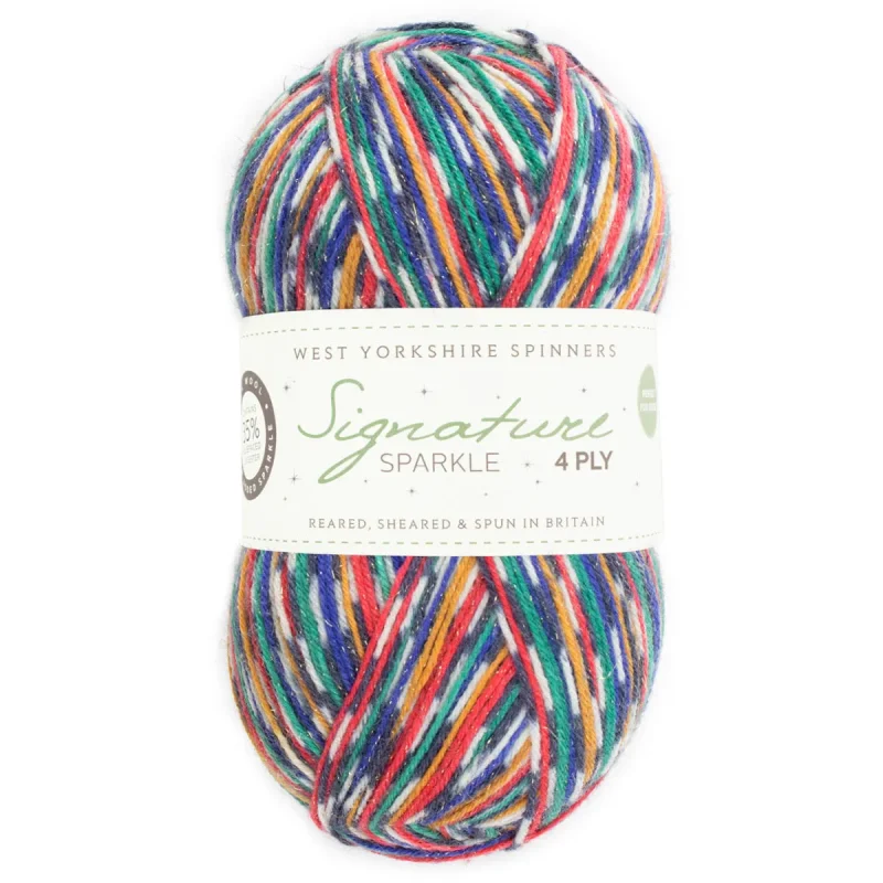 west yorkshire spinners signature sparkle 4 ply yarn