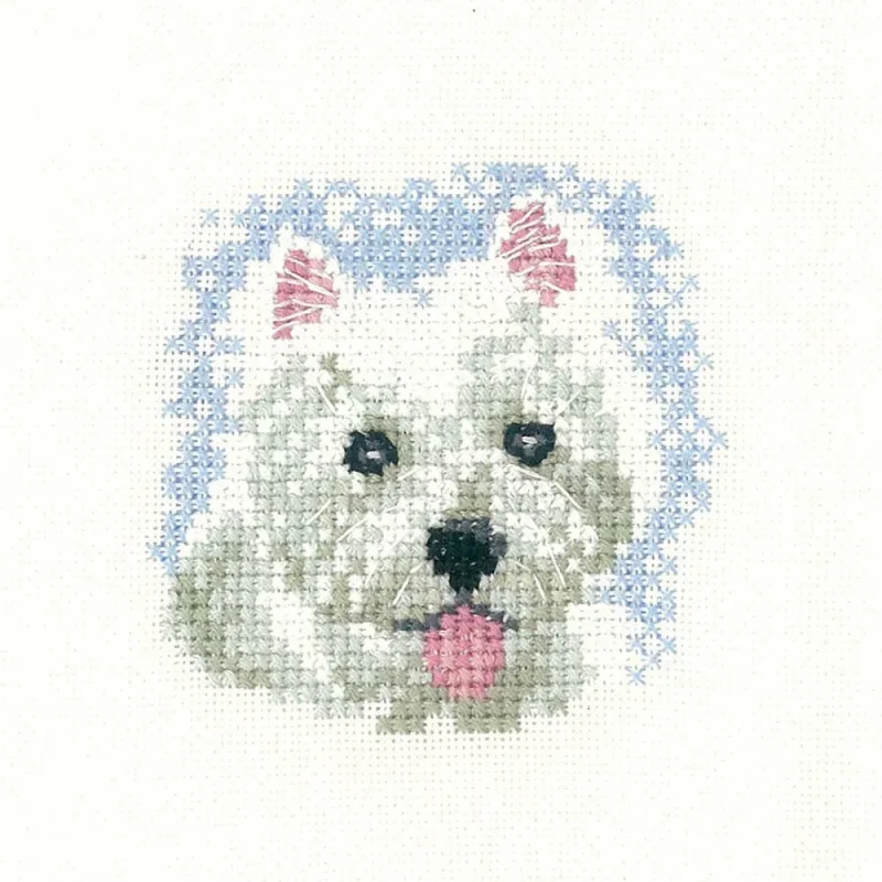 westie pup coaster for dog lovers