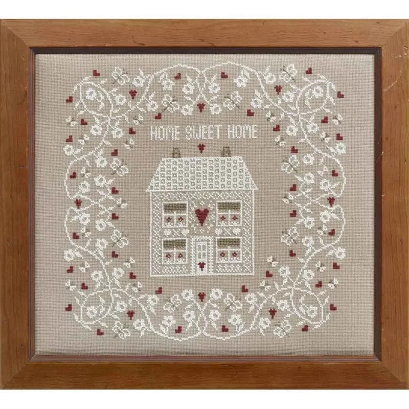 white home sweet home sampler